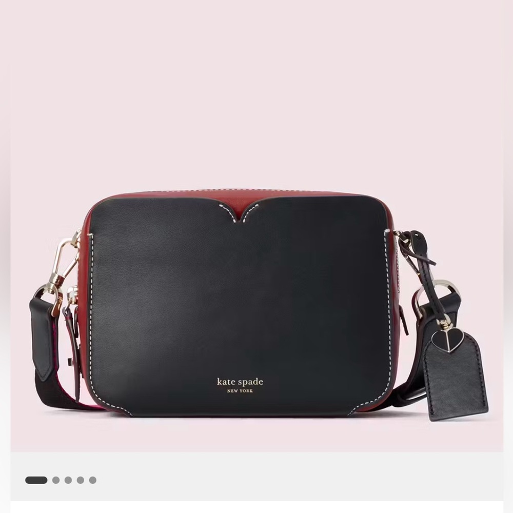 Kate Spade Black/Brown and magenta Crossbody Bag